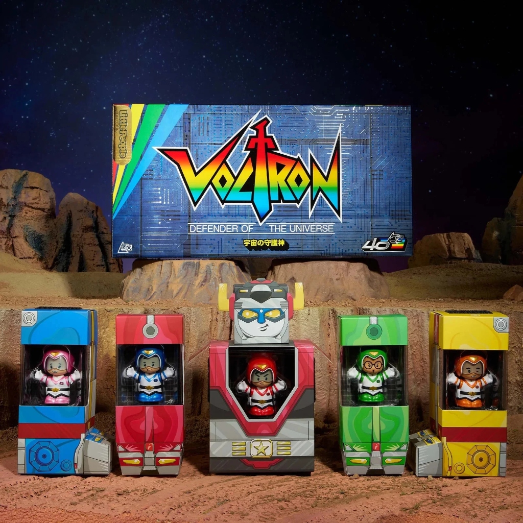 Voltron 40th Anniversary Little People Collector Set Box